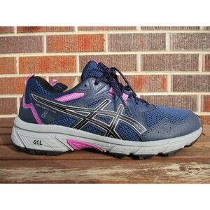 Asics Womens Gel Venture 8 1012A708 Blue Running Shoes Sneakers Size 9